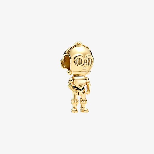Sterling Silver Star Wars C3PO Charm - Perfect Gift For Fans Of Star Wars