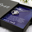 To My Mother - Sterling Silver Necklace Personalised Gift With A Custom Message Card - Gift from Son / Daughter For Mum