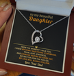 Daughter Necklace Gift Personalised Jewelry Gift From Your Dad