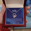 To My Mother - Sterling Silver Necklace Personalised Gift With A Custom Message Card - Gift from Son / Daughter For Mum