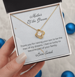 Mother of the Groom, Wedding Gift for Mother-in-law, Mother of the Broom Gift, Family Bond Necklace, Sentimental Gift for Mother-in-law