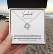 Soulmate Jewellery Gift - Choice of Beautiful Silver Necklace - Personalised Message Card