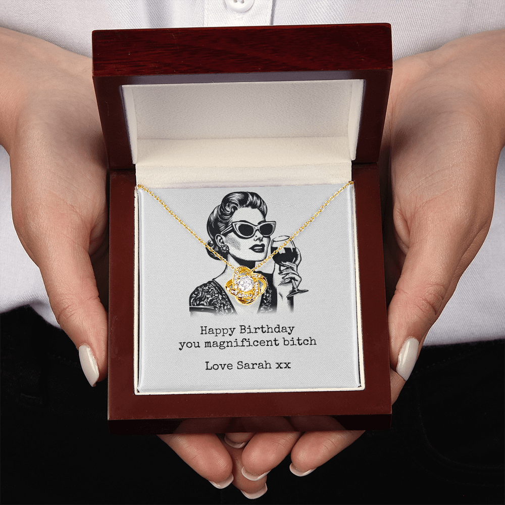Best Friend Necklace Gift, Funny Bestie Gift for Women