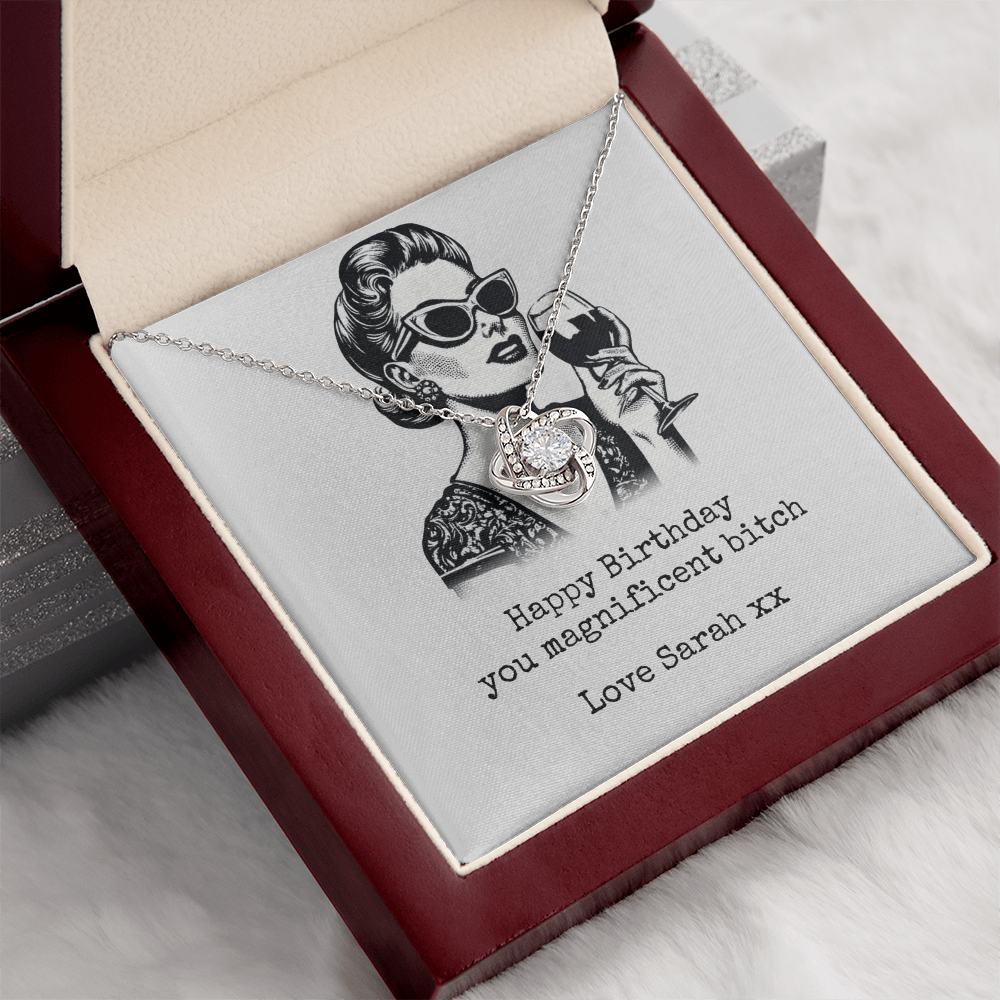 Best Friend Necklace Gift, Funny Bestie Gift for Women