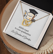 Funny Personalised Graduation Gift Necklace  – Gift for Daughter, Granddaughter - Graduation Present