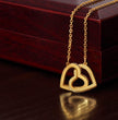To My Beloved Mom Beautiful Interlocking Heart Gift Boxed