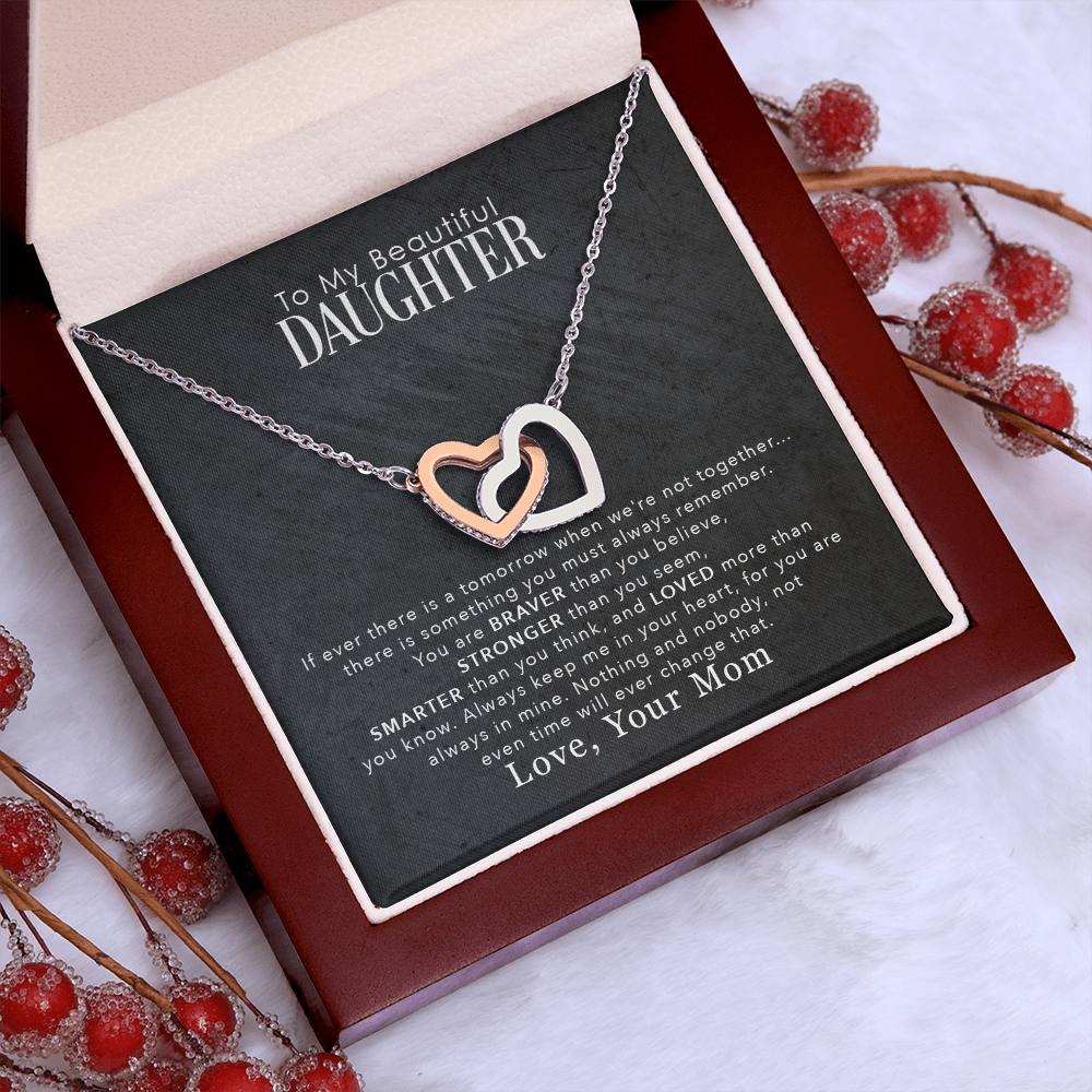 To My Beautiful Daughter - Jewelry Necklace Gift From Mom