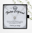 Badass Babe Choice of Silver Necklace with Personalised Message Card - Perfect Gift for Girlfriend
