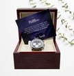 Luxury Watch Gift Set With Personalised Message Card - Gift For Brother, Husband, Boyfriend. Anniversay Gift Watch - Gift From Parter