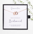 Bridesmaid Necklace Wedding Gift For Bridesmaid, Personalized Bridesmaid Gift Bridal Party Gift