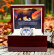 Gift For Dad - Luxury Gift Watch Set - Mahogany Box - Custom Message Card Gift For Birthday's Christmas - Fathers Day
