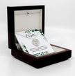 Silver Heart Necklace For Daughter -Gift Jewellery from Mum, Dad with Message Card & Gift Box