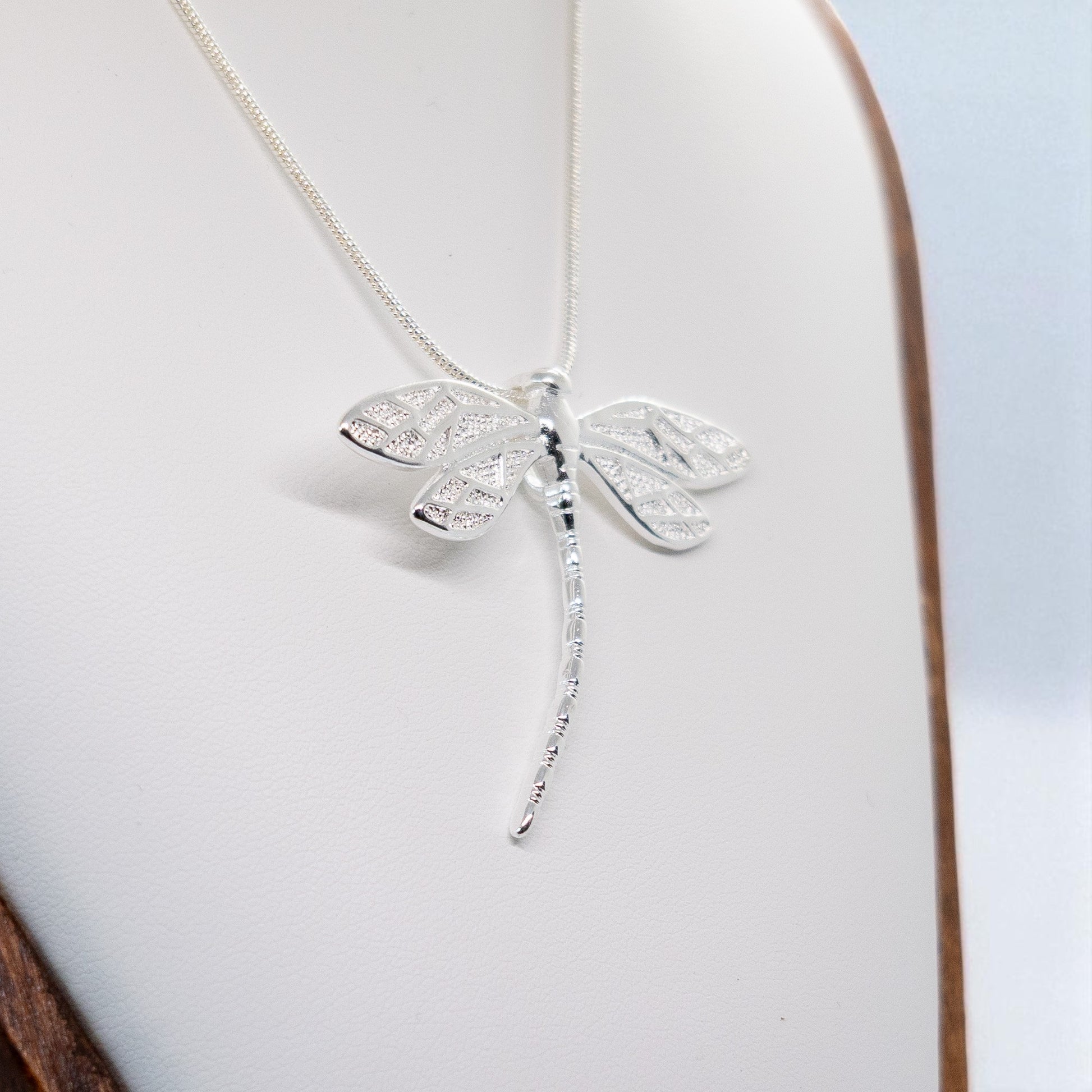 Sterling Silver Dragonfly Necklace – Beautifully Gift Boxed