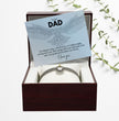 Gift For Dad - Sterling Silver Viking Eagle Bangle - Personalised Message Card Gift Boxed