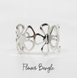 To My Wife - Sterling Silver Jewellery Bangle - Wooden Box with Custom Message Card - Gift For Her - Anniversary / Birthday Gift