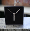 Custom Coordinates Longitude and Latitude Bar Necklace