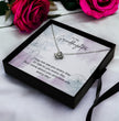 To My Granddaughter - Silver Necklace Gift from Grandparent - Personalised Message Card
