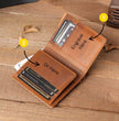 Personalised Mens Leather Wallet Gift For Birthday, Anniversary, Fathers Day