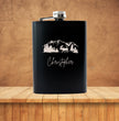 Personalised Outdoor Mountain Themed Hip Flask Gift Set