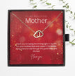 To My Beautiful Mother - Sterling Silver Necklace Personalised Gift With A Custom Message Card - Gift from Son / Daughter For Mum