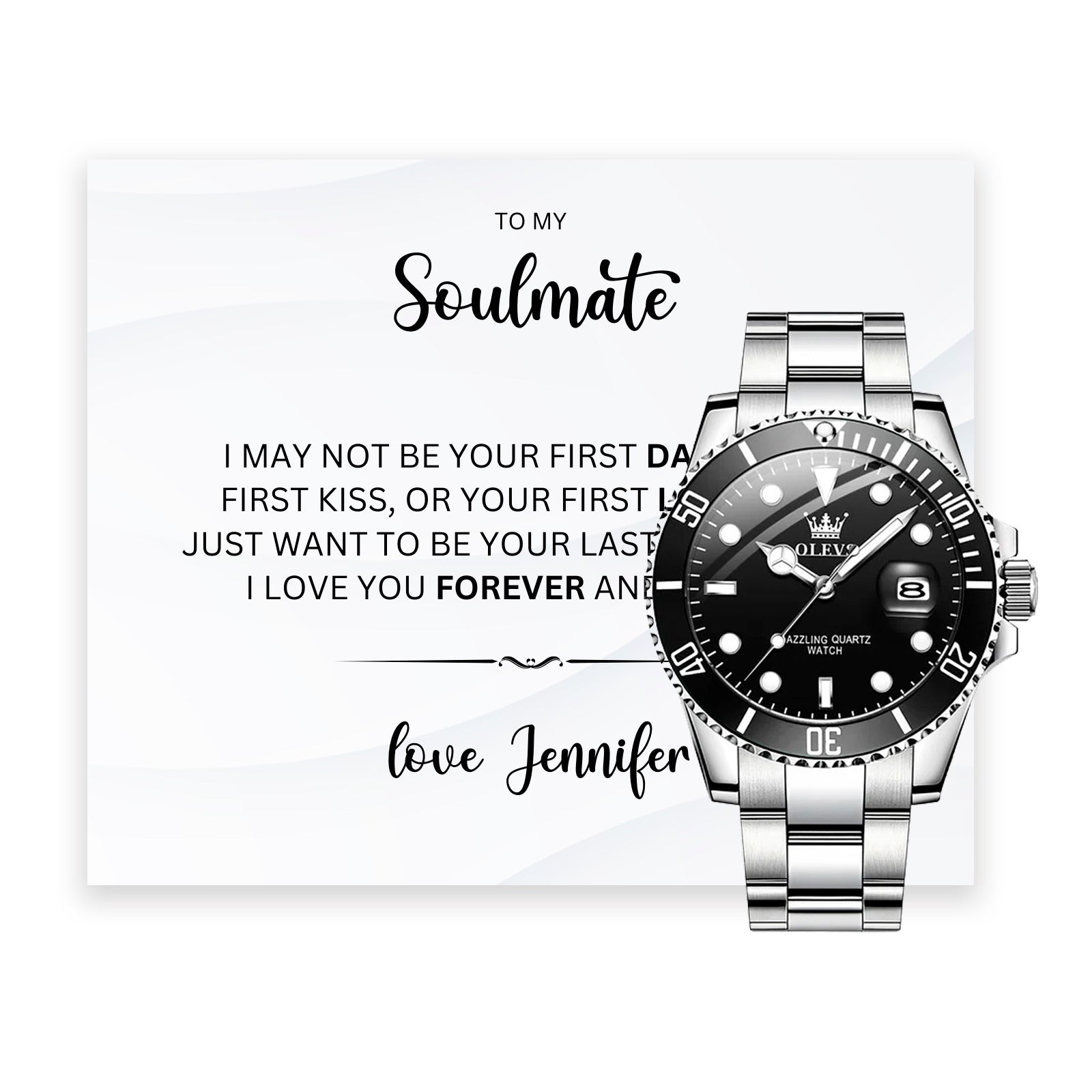 Luxury Gift Watch Set For Soulmate - Gift For Anniversary, Valentines Day