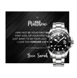 Luxury Watch Gift Set With Personalised Message Card - Gift For Brother, Husband, Boyfriend. Anniversay Gift Watch - Gift From Parter