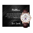 Luxury Watch Gift Set With Personalised Message Card - Gift For Brother, Husband, Boyfriend. Anniversay Gift Watch - Gift From Parter