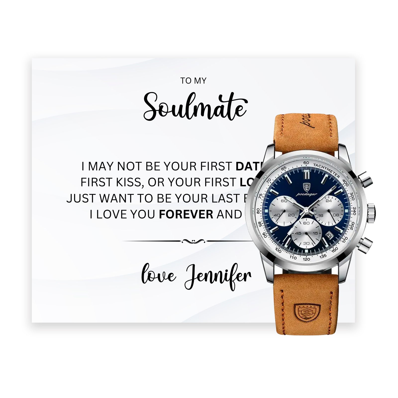 Luxury Gift Watch Set For Soulmate - Gift For Anniversary, Valentines Day