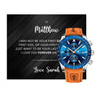 Luxury Watch Gift Set With Personalised Message Card - Gift For Brother, Husband, Boyfriend. Anniversay Gift Watch - Gift From Parter