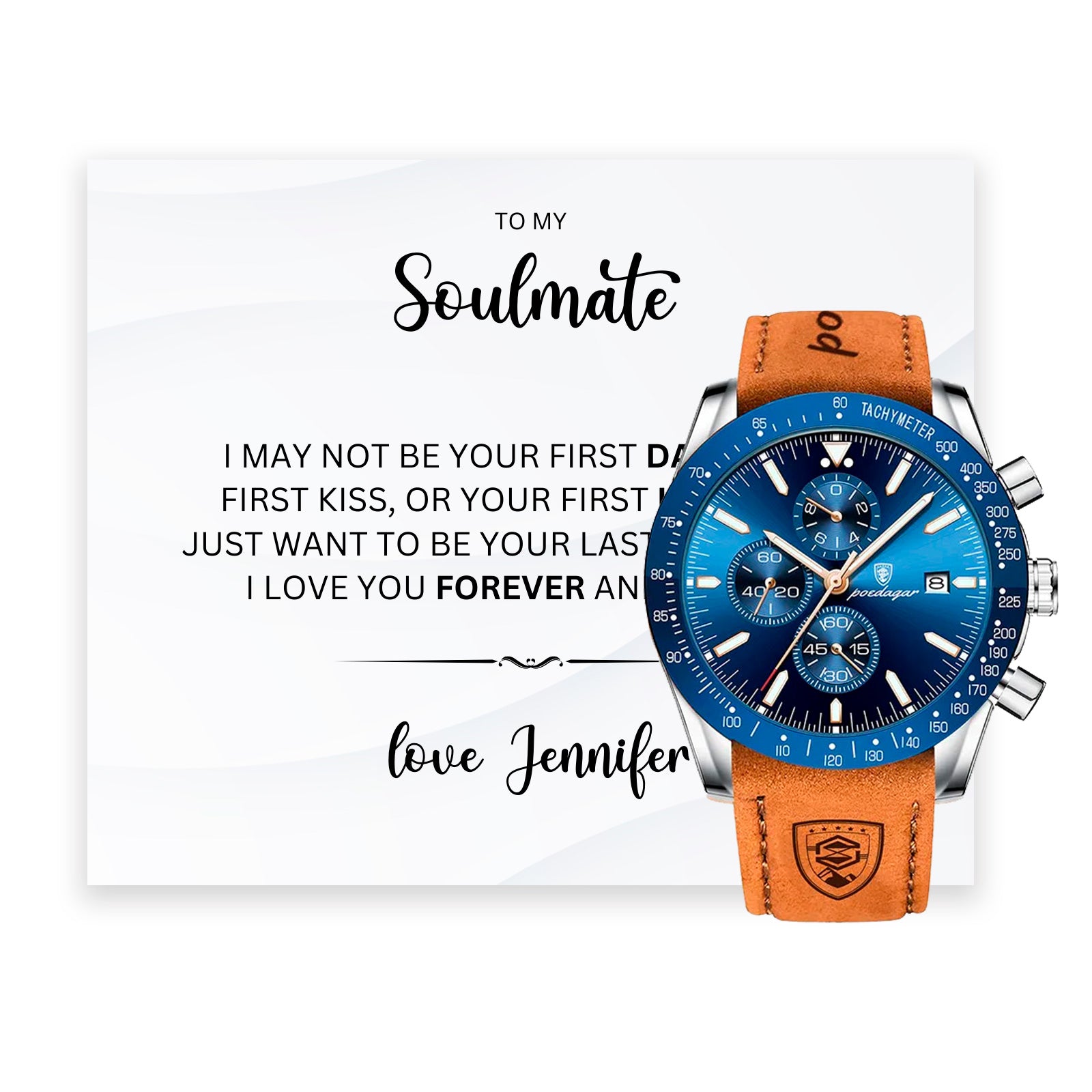 Luxury Gift Watch Set For Soulmate - Gift For Anniversary, Valentines Day