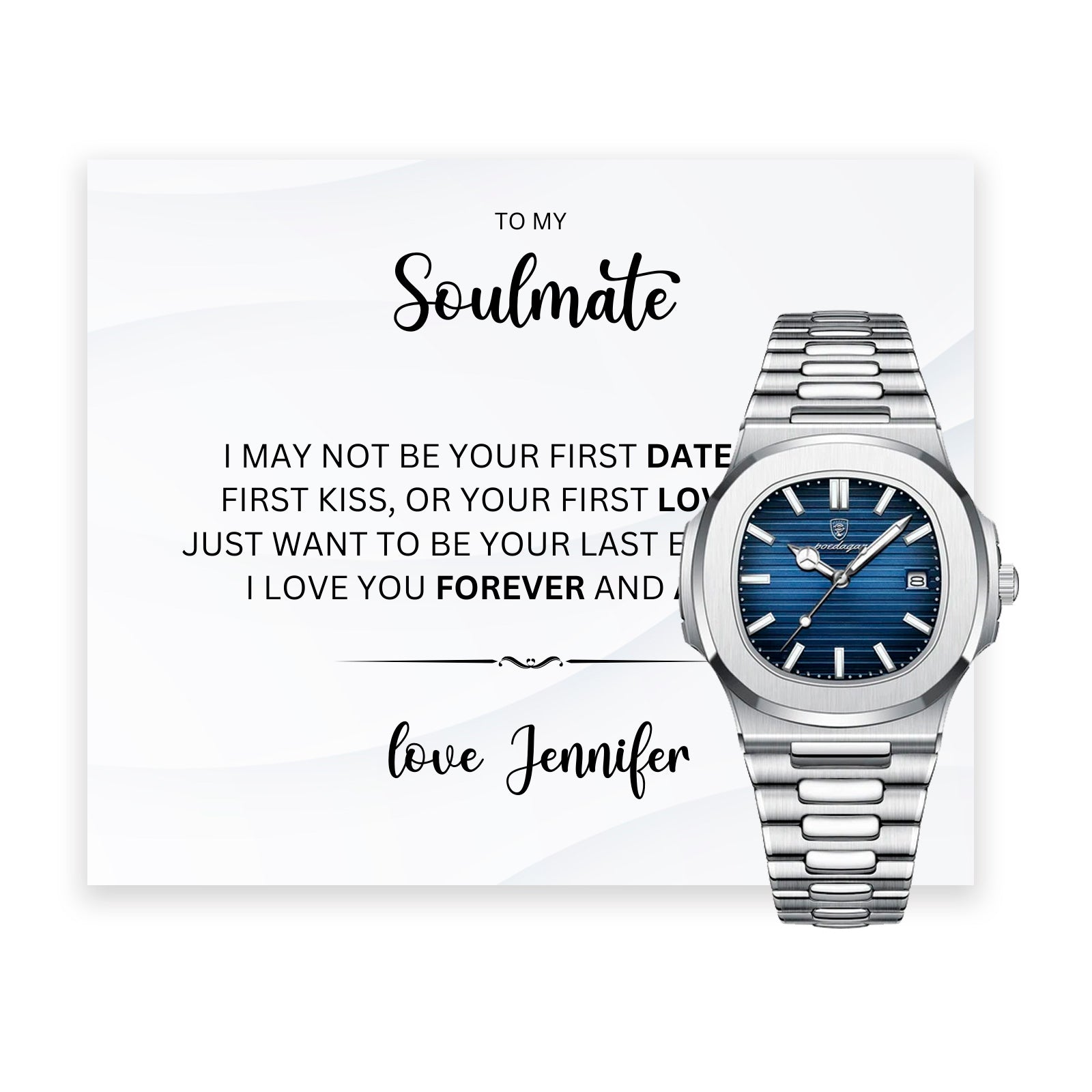 Luxury Gift Watch Set For Soulmate - Gift For Anniversary, Valentines Day