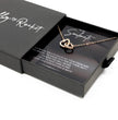 To My Soulmate - Alluring Beauty - Silver Curved Zircon Heart Pendant - For Wife, Girlfriend