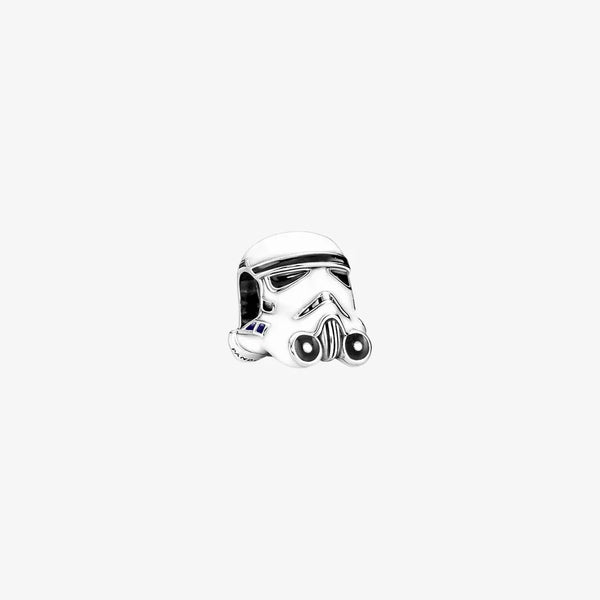 Sterling Silver Star Wars Storm Trooper Helmet Charm - Perfect Gift For Fans Of Star Wars