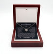 To My Daughter Silver Love Knot Necklace Gift From Dad to Daughter - Personalised