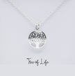 Gift For Grandmother- Interlocking Heart Necklace - Personalised Message Card