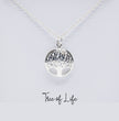 Daughter Gifts, Sterling Silver Necklace with personalised Message Card Gift