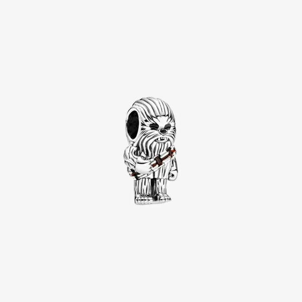 Sterling Silver Star Wars Chewbacca Wookiee Charm - Perfect Gift For Fans Of Star Wars